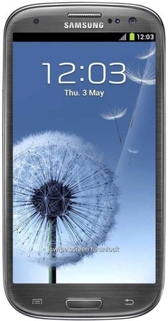 Смартфон Samsung Galaxy S3 GT-I9300 16Gb Titanium grey - Мончегорск